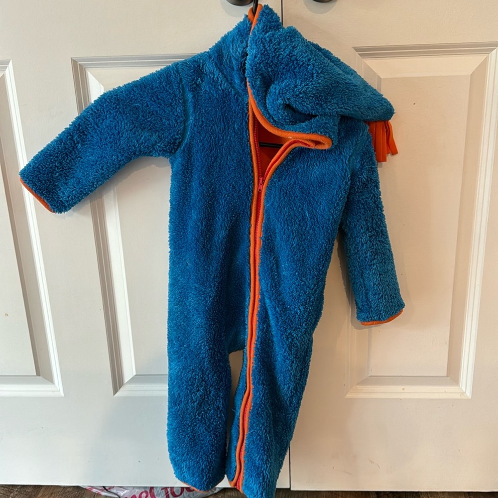Like new giggle baby fleece onsie